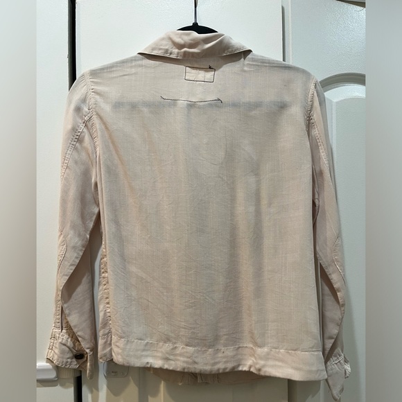 Current/Elliott Battalion Jacket light blush pink color - Picture 4 of 5